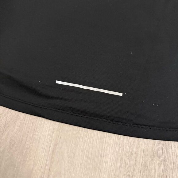 Nike Running DRI-FIT Element 3.0 Black Long Sleeve Crew Shirt Thumbholes Small - Picture 7 of 10